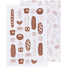 Load image into Gallery viewer, Boulangerie-Chestnut Printed Floursack Dishtowel