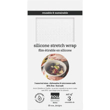 Load image into Gallery viewer, Clear Silicone Stretch Wrap - Set of 3