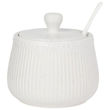 Load image into Gallery viewer, White Speckled Sugar Pot