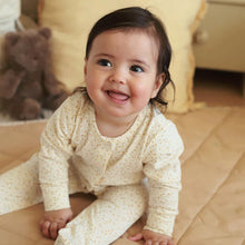 Load image into Gallery viewer, Printed Jersey Long Sleeve Onesie - Daisy Meadow