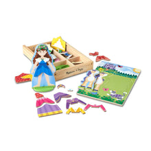 Load image into Gallery viewer, Princess Magnetic Dress-Up Play Set