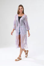 Load image into Gallery viewer, Brielle Lace Kimono - Lavender

