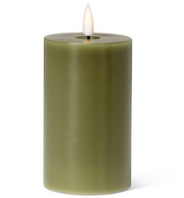 Load image into Gallery viewer, Luxlite Flameless 3x5" LED Pillar Candle - Green