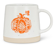 Load image into Gallery viewer, Wide Base Mug with Pumpkin