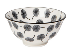 Load image into Gallery viewer, Gray Dandelion Stamped Bowl 3.5 Inch