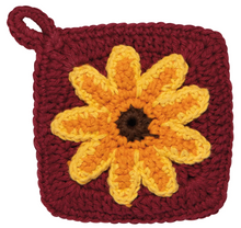 Load image into Gallery viewer, Sunflower Splendor Crochet Sponges - Set of 2