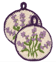 Load image into Gallery viewer, Lavender Crochet Sponges - Set of 2