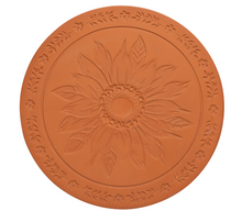 Load image into Gallery viewer, Sunflower Splendor Terracotta Bread Warming Stone