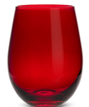 Load image into Gallery viewer, Stemless Wine Glass - Red