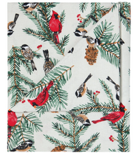 Load image into Gallery viewer, Birds & Boughs Christmas Tablecloth - 60 X 120 Inches