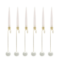 Load image into Gallery viewer, Gem Hanging Led Candle Accent Clear - 6PC