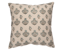 Load image into Gallery viewer, Salvia Block Print Pillow 20 x 20 inch