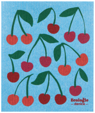Load image into Gallery viewer, Wild Cherries Swedish Dishcloth