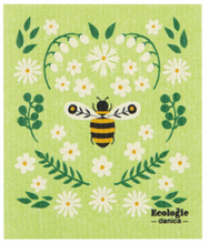 Load image into Gallery viewer, Bee Garden Swedish Dishcloth