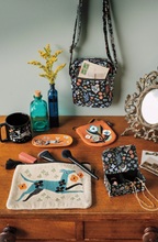 Load image into Gallery viewer, Dogwood Embroidered Flat Pouch