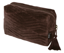 Load image into Gallery viewer, Quilted Cosmetic Bag - Fig
