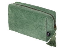 Load image into Gallery viewer, Quilted Cosmetic Bag - Jade