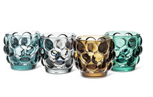 Load image into Gallery viewer, Small Bubble Votive - Blue