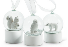 Load image into Gallery viewer, Animal Snow Globe Ornaments