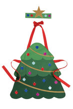 Load image into Gallery viewer, Xmas Tree Christmas Daydream Kids Apron and Hat Set
