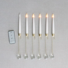 Load image into Gallery viewer, Gem Hanging Led Candle Accent Clear - 6PC