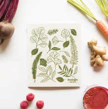Load image into Gallery viewer, Fern & Frond Swedish Dishcloth