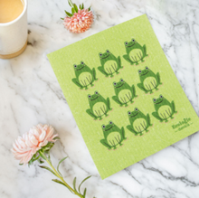 Load image into Gallery viewer, Ribbit Swedish Dishcloth