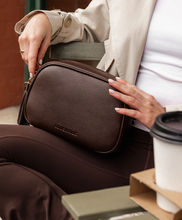 Load image into Gallery viewer, Jacinta Gia Crossbody Bag - Chocolate