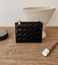 Load image into Gallery viewer, Lily Woven Wallet - Black