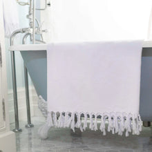 Load image into Gallery viewer, White Turkish Body Towel