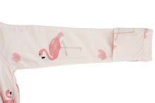 Load image into Gallery viewer, Pretty In Pink Bamboo Footed Sleeper