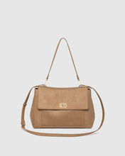 Load image into Gallery viewer, Arden Suede Shoulder Bag- Honey