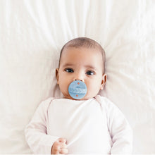 Load image into Gallery viewer, Blue Sweetie Orthodontic Pacifier Set