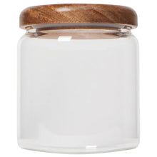 Load image into Gallery viewer, Small Glass Jar with Acacia Wood Lid