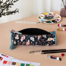 Load image into Gallery viewer, Catbloom Quilted Pencil Pouch
