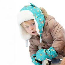 Load image into Gallery viewer, Water Repellent Trapper Hat - Woodland Camp