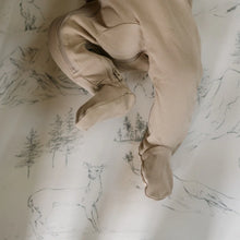 Load image into Gallery viewer, Cozy Mocha Organic Cotton Footed Sleeper