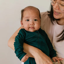 Load image into Gallery viewer, Forest Calm Organic Cotton Footed Sleeper