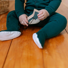 Load image into Gallery viewer, Forest Calm Organic Cotton Footed Sleeper