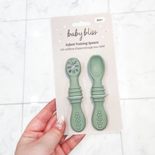 Load image into Gallery viewer, Infant Training Spoons For Self Feeding - Sage