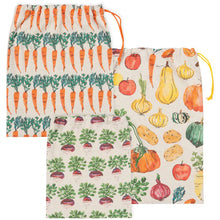 Load image into Gallery viewer, Veggie Stand Produce Bags - Set of 3