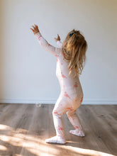 Load image into Gallery viewer, Pretty in Pink Organic Cotton Footed Sleeper
