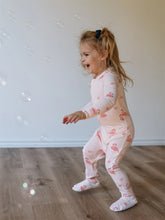 Load image into Gallery viewer, Pretty In Pink Bamboo Footed Sleeper