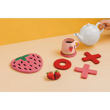 Load image into Gallery viewer, XO Felt Wool Coaster - Set of 4