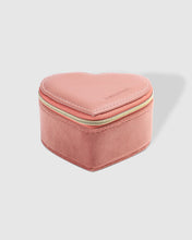 Load image into Gallery viewer, Valerie Velvet Jewelry Heart Box - Spice