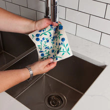 Load image into Gallery viewer, Blueberries Swedish Dish Cloth