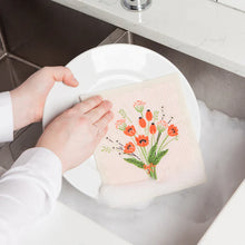 Load image into Gallery viewer, Bouquet Swedish Dishcloth