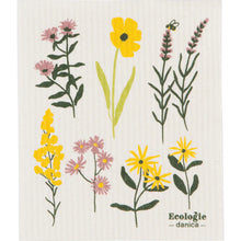 Load image into Gallery viewer, Bees & Blooms Swedish Dishcloth