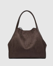 Load image into Gallery viewer, Sutton Shoulder Bag - Suede Chocolate