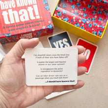 Load image into Gallery viewer, I Should Have Known That